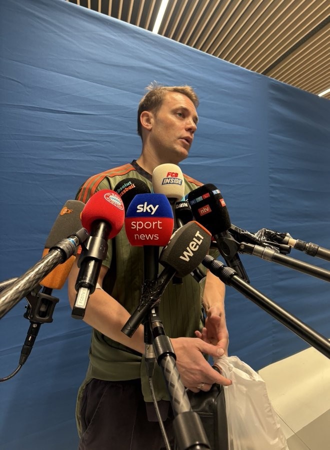 烦死了！诺伊尔：世界杯话题都说过了 姆巴佩和维尼修斯非常难防